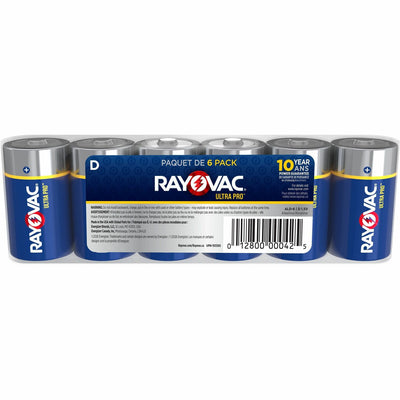 Energizer Holdings Rayovac Ultra Pro Battery, 6 / Pack, RAYALD6