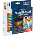 Crayola Sketch & Shade Doodle Pencils, HB, 14 / Pack, CYO682116