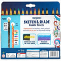 Crayola Sketch & Shade Doodle Pencils, HB, 14 / Pack, CYO682116