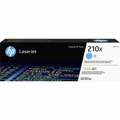 HP 210X Original High Yield Laser Toner Cartridge - Cyan -, HEWW2101X