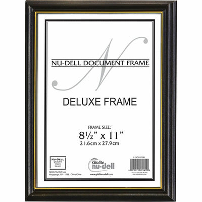 Glolite Nudell nudell Document Frame, Black, NUD17081