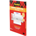 3M Scotch Laminating Pouch, Clear, 1 Pack, MMMTP385450M