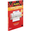 3M Scotch Laminating Pouch, Clear, 1 Pack, MMMTP385450M