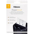Fellowes Powershred Performance+ Lubricant Sheets, White, 10 / Pack, FEL4015501