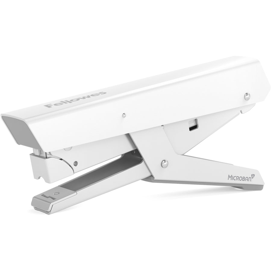 Fellowes LX890 Handheld Plier Stapler, 3.7" x 7.8", White, Metal, 40 Sheet, Long Lasting, FEL5014701