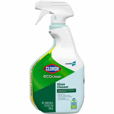 The Clorox CloroxPro™ EcoClean Glass Cleaner Spray, Blue, CLO60277
