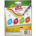 Crayola Washable Dura-Wedge Tip Dry-Erase Markers, 10 / Pack, CYO587733