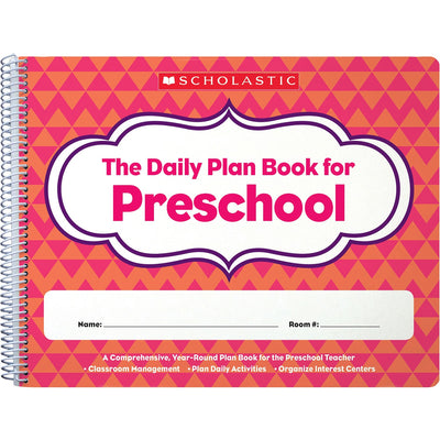 Scholastic Daily Plan Book for Preschool, Natural, SHS1338064584