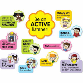 Scholastic K - 5 Active Listening Board Set, Multi, 1 Set, SHS1338344838