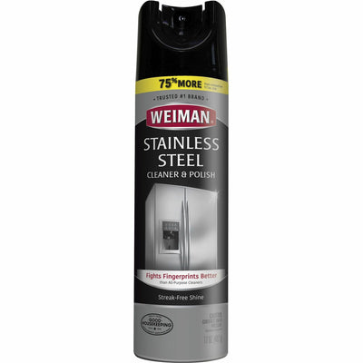 Weiman Stainless Steel Cleaner/Polish, Clear, WMN49A