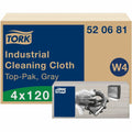 Essity Hygiene and Health AB TORK Industrial Cleaning Cloth Gray W4, 4 / Carton, TRK520681