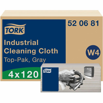 Essity Hygiene and Health AB TORK Industrial Cleaning Cloth Gray W4, 4 / Carton, TRK520681