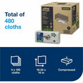 Essity Hygiene and Health AB TORK Industrial Cleaning Cloth Gray W4, 4 / Carton, TRK520681