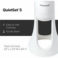 Honeywell QuietSet 5 Tower Fan, White, HWLHYF260