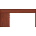 LYS L-Shape Workstation with Cabinet, Brown, LYSDK103RRMH