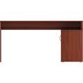 LYS L-Shape Workstation with Cabinet, Brown, LYSDK103RRMH