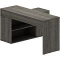 LYS L-Shape Workstation with Cabinet, Other, LYSDK103RRWC
