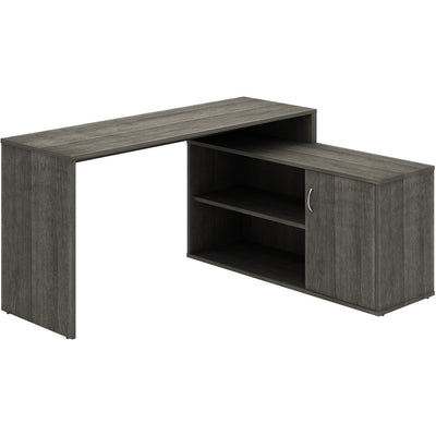 LYS L-Shape Workstation with Cabinet, Other, LYSDK103RRWC