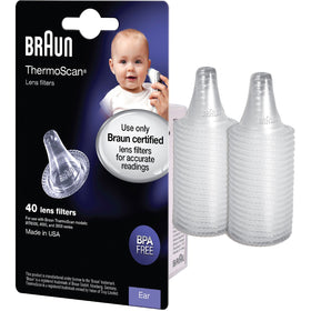 Honeywell Braun ThermoScan Lens Filters, Clear, 40 / Pack, HWLLF40US02