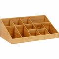 Mind Reader Bali 11-Compartment Bamboo Organizer, Brown, EMSCOMORGBM