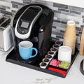 Mind Reader Anchor Collection Coffee Serving Station, Black, EMSKEUTRAY