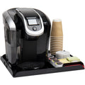 Mind Reader Anchor Collection Coffee Serving Station, Black, EMSKEUTRAY