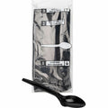 Mind Reader Cutlery Dispenser Utensil Refill, Black, 100 / Pack, EMSPSPOON100