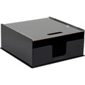 Mind Reader Foundation Covered Plate Dispenser, Black, EMSPSTOR