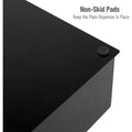 Mind Reader Foundation Covered Plate Dispenser, Black, EMSPSTOR