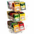 Mind Reader Anchor 12-Compartment Tea Carousel, Black, EMSTEASWIV3T