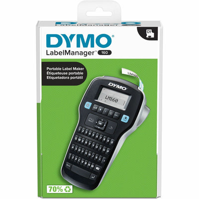 ACCO Dymo LabelManager 160 Portable Label Maker, Black, DYM2175086