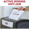 ACCO GBC Momentum Paper Shredder, X20-07, Micro-Cut, P-4, Anti-Jam, 20 Sheets, Black, GBCWSM177001