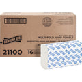 Genuine Joe Multifold Towels, White, 80 / Pallet, GJO21100PL