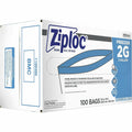 S. C. Johnson & Son Ziploc Grip n' Seal Freezer Bags, Blue, 1 Carton, SJN682254