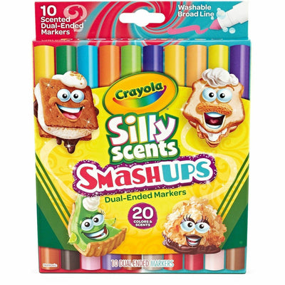 Crayola Silly Scents Dual-Ended Markers, 10 / Pack, CYO588342