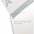 Deflecto Superior Image Slanted Sign Holders, Clear, 12 / Carton, DEF590101CT
