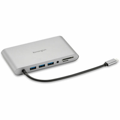 Kensington Computer UH1440P USB-C Dual Video Mobile Dock, Gray, KMW33853