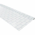Pacon Fadeless Bulletin Board Paper Rolls, White Subway Tile, 1 Roll, PACP0057505