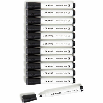 U Chisel Tip Dry-Erase Markers, 12 / Pack, UBR2925U0112