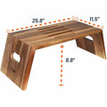 Victor High Rise Portable Folding Laptop Desk, Natural, VCTDC075