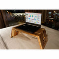 Victor High Rise Portable Folding Laptop Desk, Natural, VCTDC075