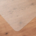 Floortex Eco Friendly Carbon Neutral Chair Mat for Hard Floors - 35" x 47", Clear, FLRNCCMFLBS0002