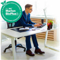 Floortex Ecotex Marlon BioPlus Chair Mat for Hard Floors, Clear, FLRNRCMFLBS0004