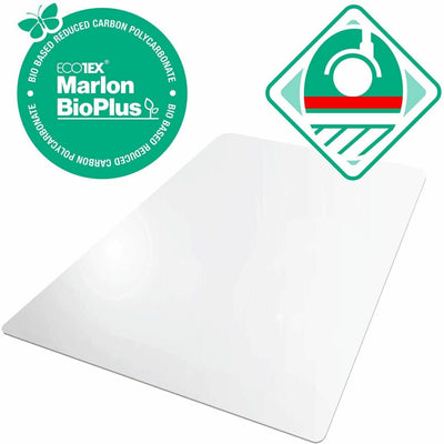 Floortex Ecotex Marlon BioPlus Chair Mat for Hard Floors, Clear, FLRNRCMFLBS0004