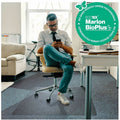 Floortex Eco Friendly Carbon Neutral Chair Mat for Low / Medium Pile Carpets, Clear, FLRNRCMFLBG0004