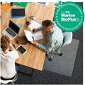 Floortex Eco Friendly Carbon Neutral Chair Mat for Low / Medium Pile Carpets, Clear, FLRNRCMFLBG0004