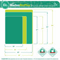 Floortex Eco Friendly Carbon Neutral Chair Mat for Low / Medium Pile Carpets, Clear, FLRNRCMFLBG0004