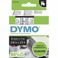 ACCO Dymo S0720670 D1 40910 Tape 9mm x 7m Black on Clear, DYMS0720670