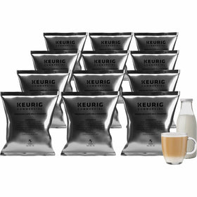 Keurig Dr Pepper Premium Cafe Milk Powder, White, 12 / Carton, GMT9795