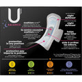 Kimberly-Clark U by Kotex Ultra Thin Overnight Pads, White, KCC54912